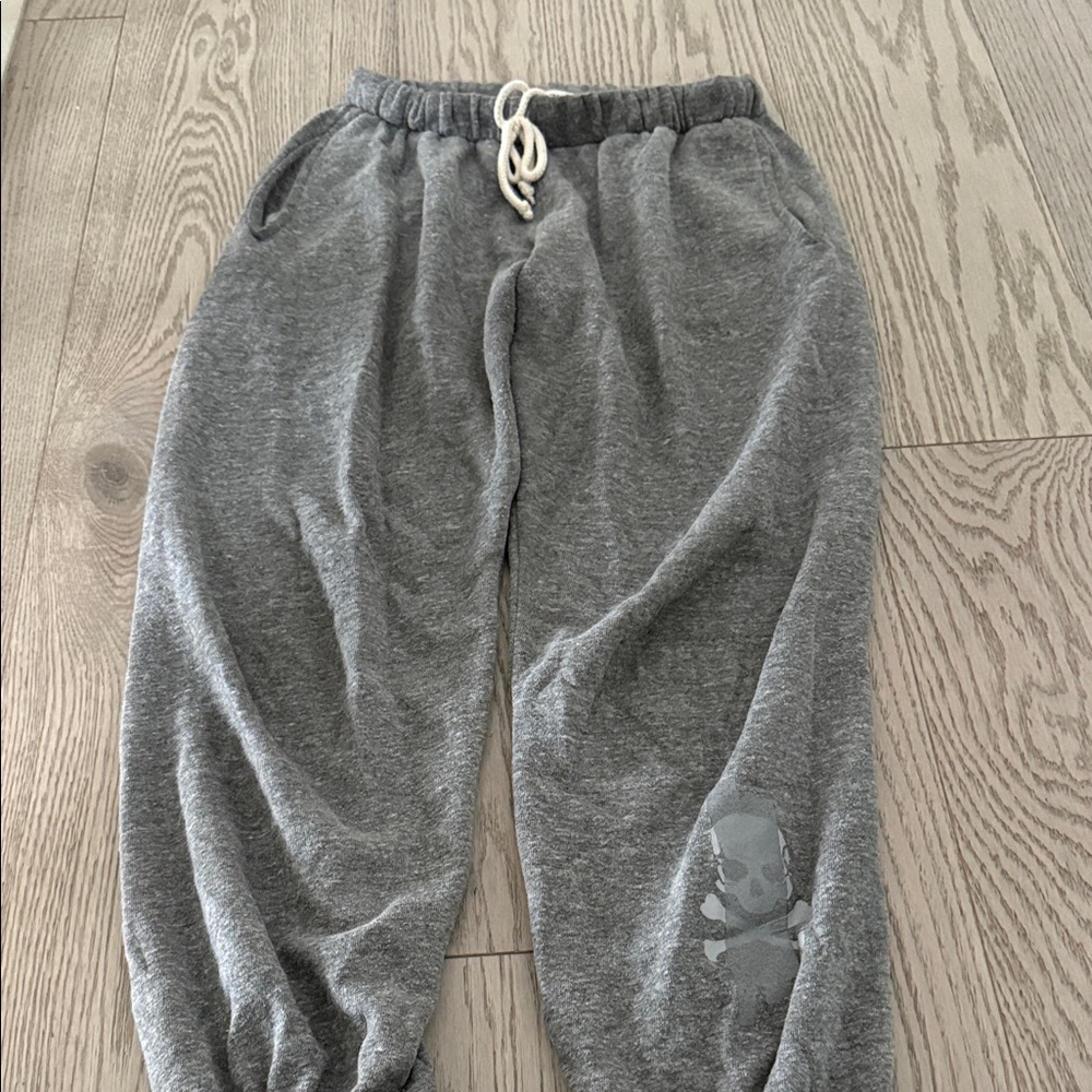 SoulCycle Gray Joggers with White Drawstring